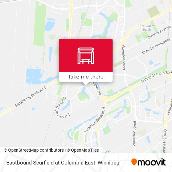 Eastbound Scurfield at Columbia East plan
