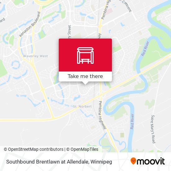 Southbound Brentlawn at Allendale plan