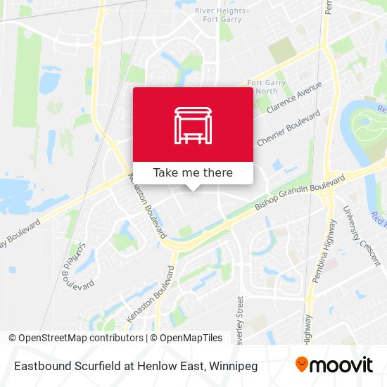 Eastbound Scurfield at Henlow East map