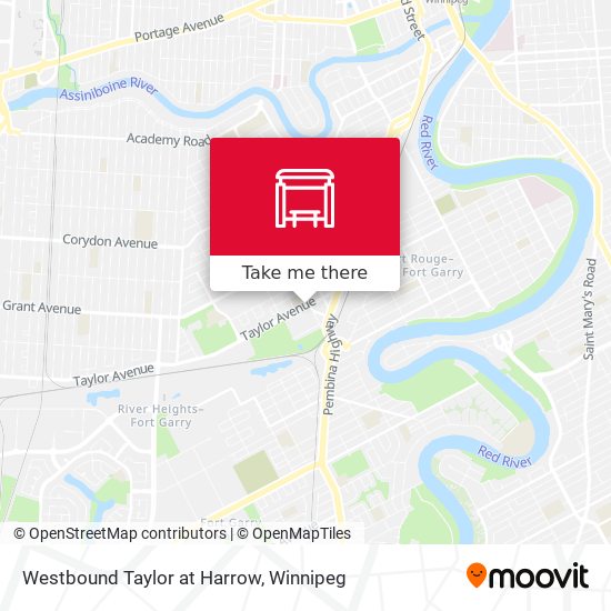 Westbound Taylor at Harrow plan