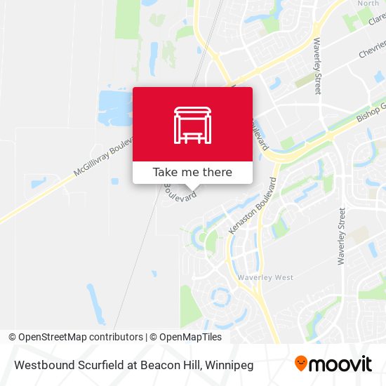 Westbound Scurfield at Beacon Hill plan