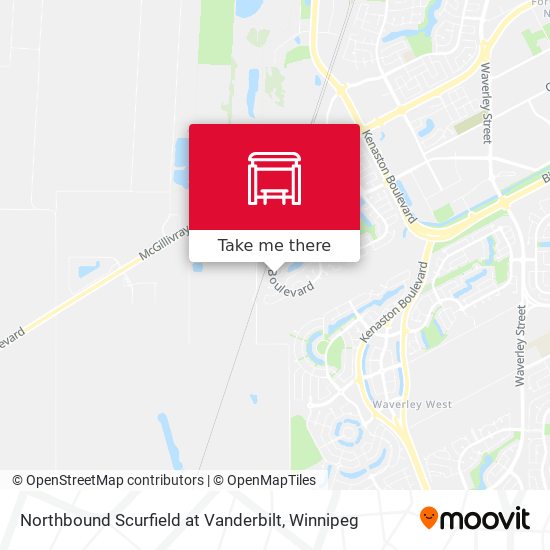 Northbound Scurfield at Vanderbilt plan