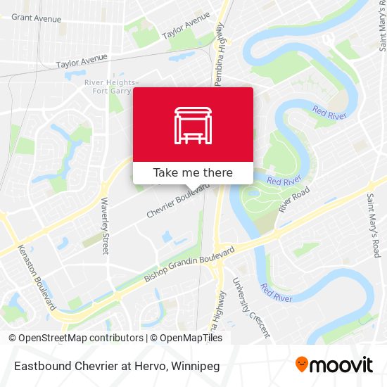 Eastbound Chevrier at Hervo plan