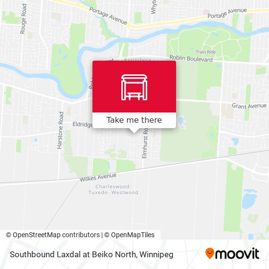 Southbound Laxdal at Beiko North plan
