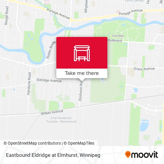 Eastbound Eldridge at Elmhurst plan