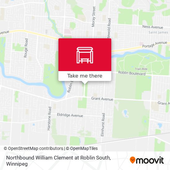 Northbound William Clement at Roblin South plan