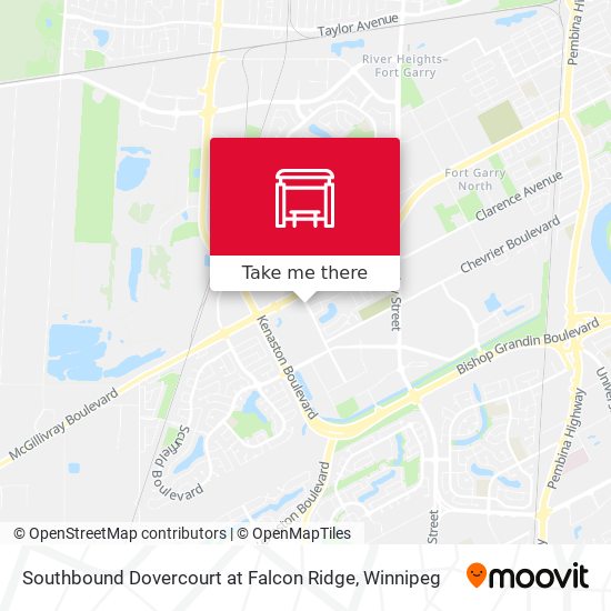 Southbound Dovercourt at Falcon Ridge plan