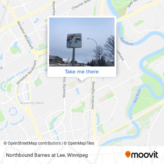 Northbound Barnes at Lee map