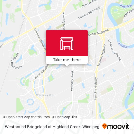 Westbound Bridgeland at Highland Creek plan