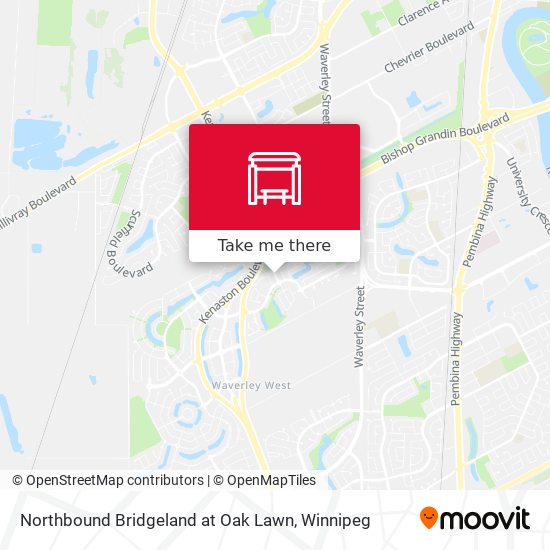 Northbound Bridgeland at Oak Lawn map