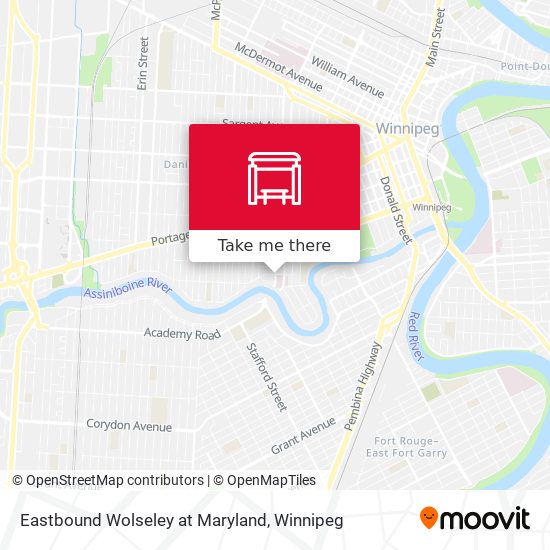 Eastbound Wolseley at Maryland plan