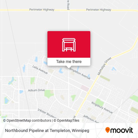 Northbound Pipeline at Templeton plan