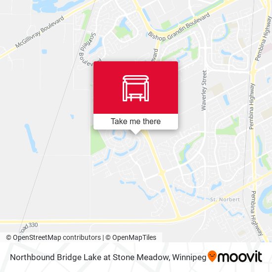 Northbound Bridge Lake at Stone Meadow plan