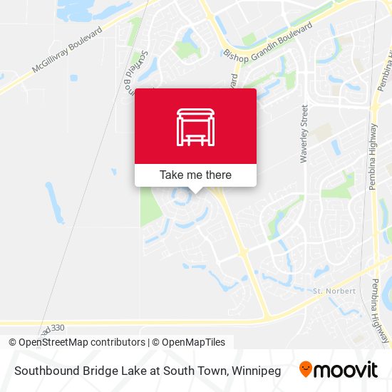 Southbound Bridge Lake at South Town plan
