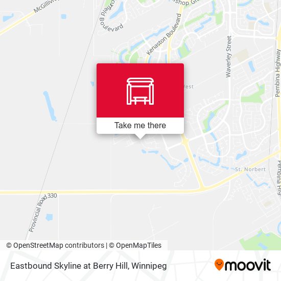 Eastbound Skyline at Berry Hill plan