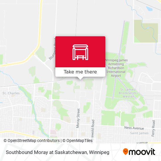 Southbound Moray at Saskatchewan plan