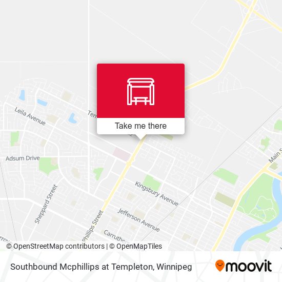 Southbound Mcphillips at Templeton plan