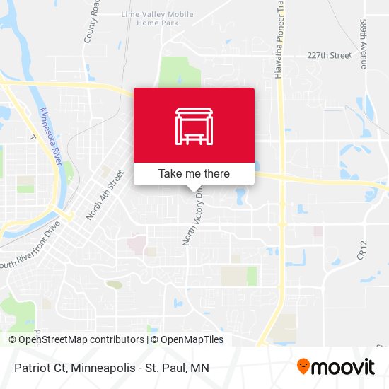 Patriot Ct map