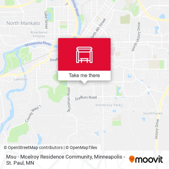 Msu - Mcelroy Residence Community map