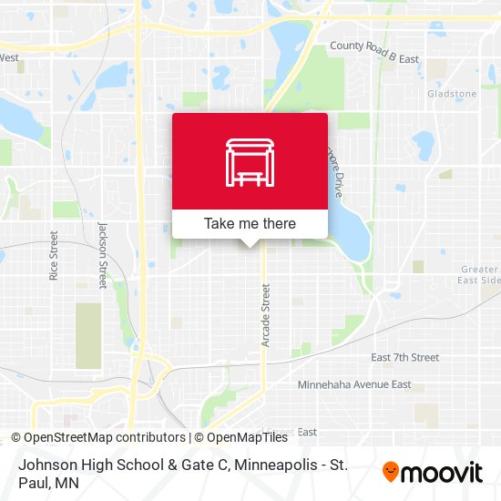 Mapa de Johnson High School & Gate C