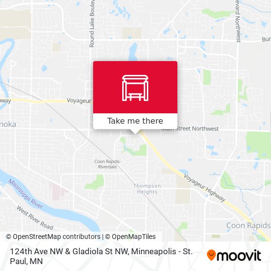 Mapa de 124th Ave NW & Gladiola St NW