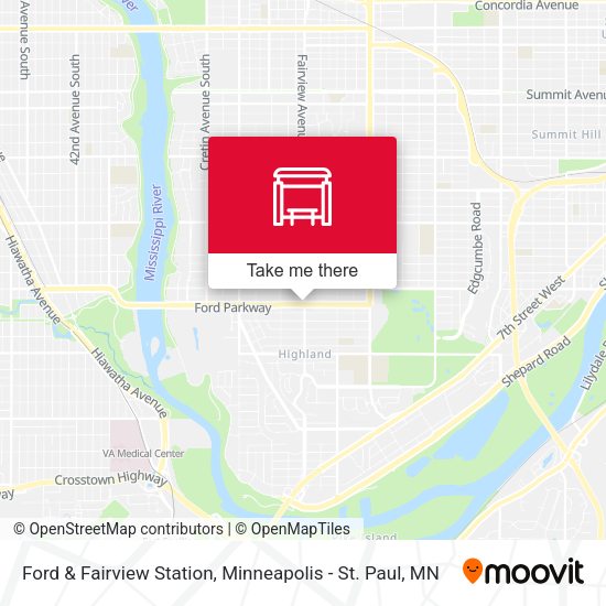 Ford & Fairview Station map