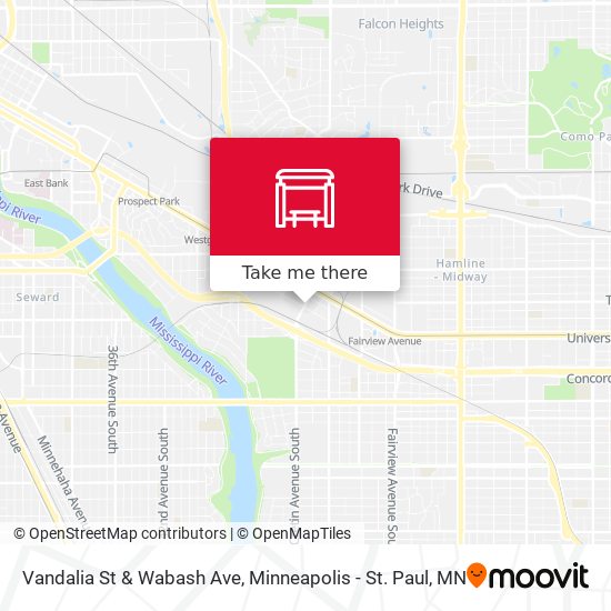 Mapa de Vandalia St & Wabash Ave
