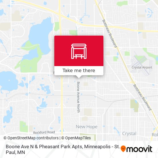 Mapa de Boone Ave N & Pheasant Park Apts
