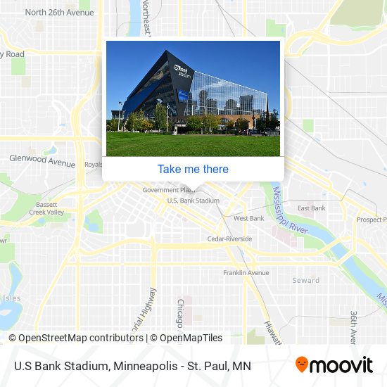 How to get to U.S Bank Stadium in Minneapolis by Bus or Light Rail?