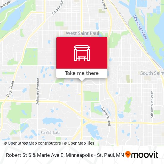 Mapa de Robert St S & Marie Ave E