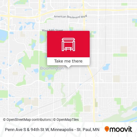 Mapa de Penn Ave S & 94th St W
