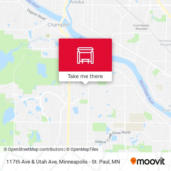 Mapa de 117th Ave & Utah Ave