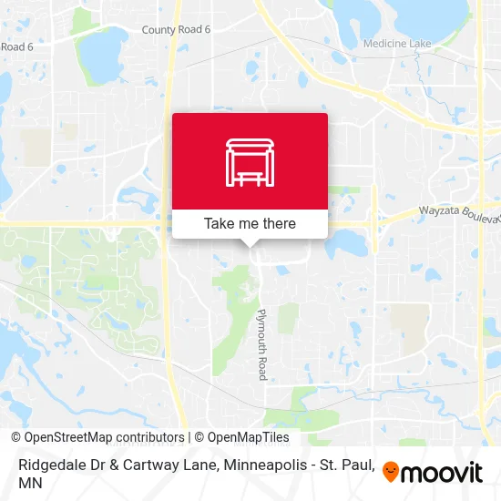 Ridgedale Dr & Cartway Lane map