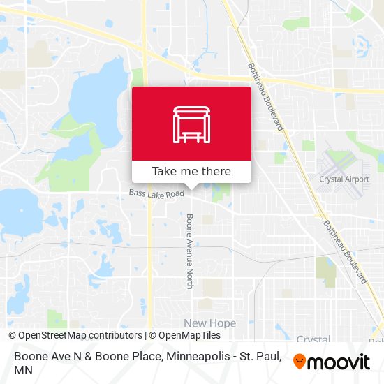 Mapa de Boone Ave N & Boone Place