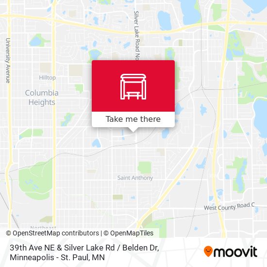 39th Ave NE & Silver Lake Rd / Belden Dr map
