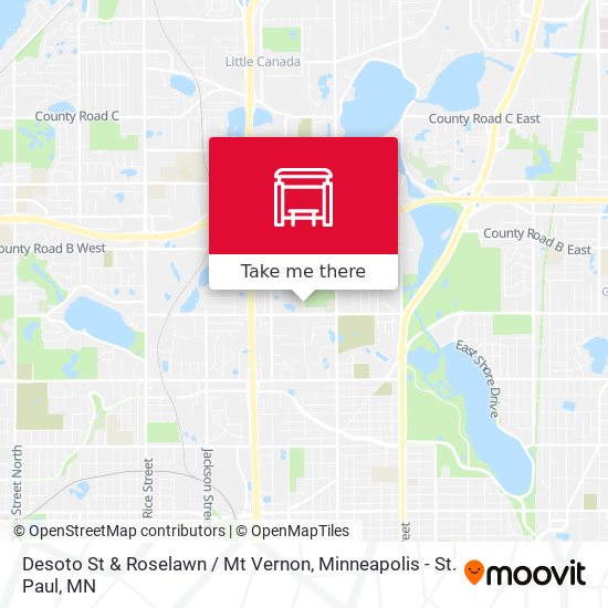 Desoto St & Roselawn / Mt Vernon map