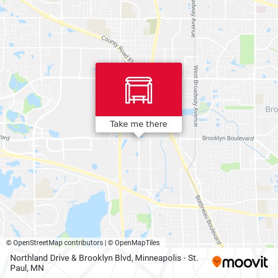 Northland Drive & Brooklyn Blvd map