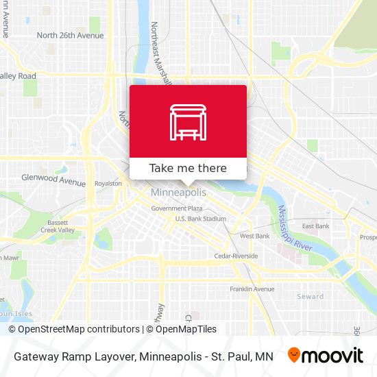 Gateway Ramp Layover map