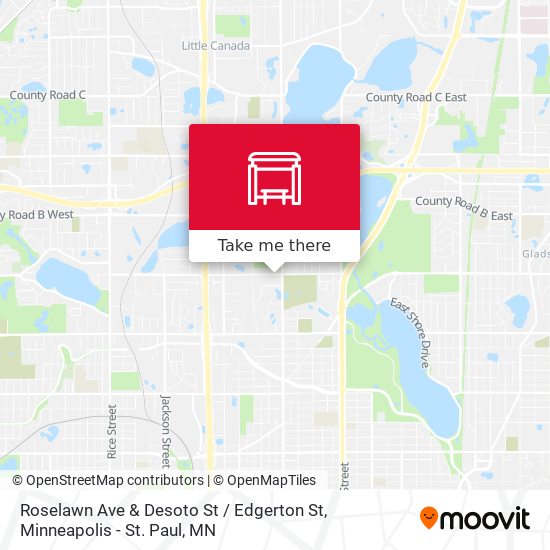 Roselawn Ave & Desoto St / Edgerton St map