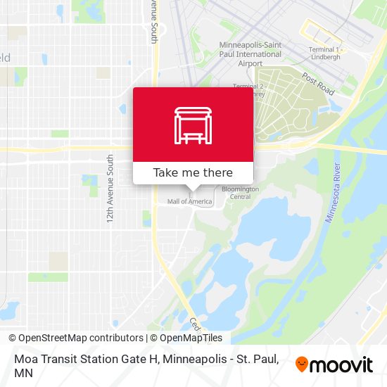 Mapa de Moa Transit Station Gate H