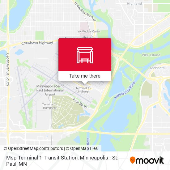 Msp Terminal 1 Transit Station map