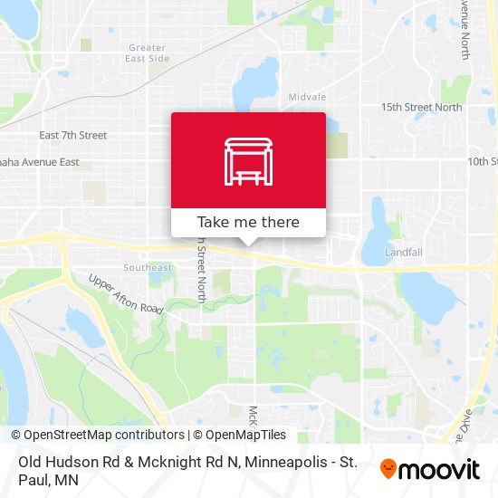 Old Hudson Rd & Mcknight Rd N map