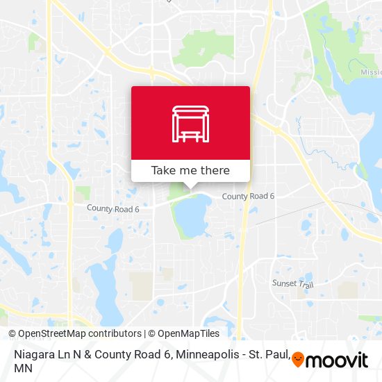 Mapa de Niagara Ln N & County Road 6