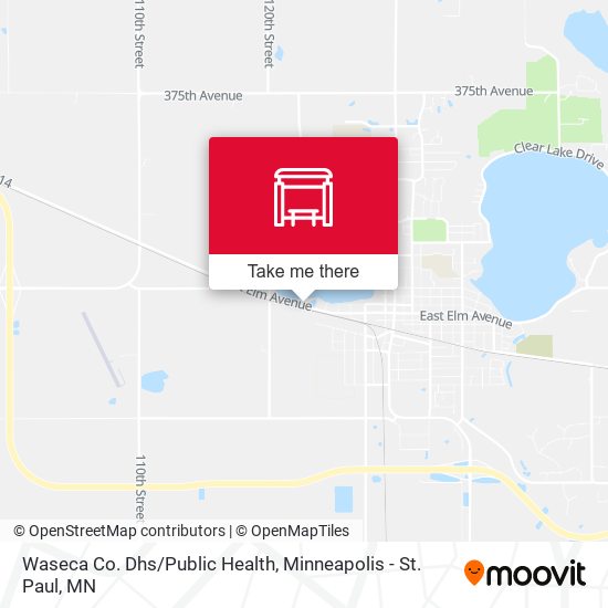 Waseca Co. Dhs/Public Health map