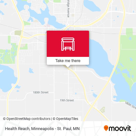 Health Reach map