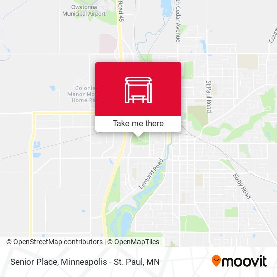 Senior Place map