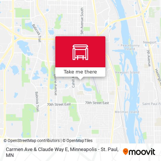Mapa de Carmen Ave & Claude Way E