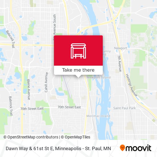 Mapa de Dawn Way & 61st St E