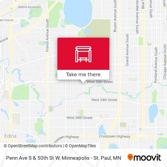 Mapa de Penn Ave S & 50th St W