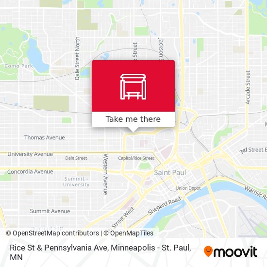 Mapa de Rice St & Pennsylvania Ave